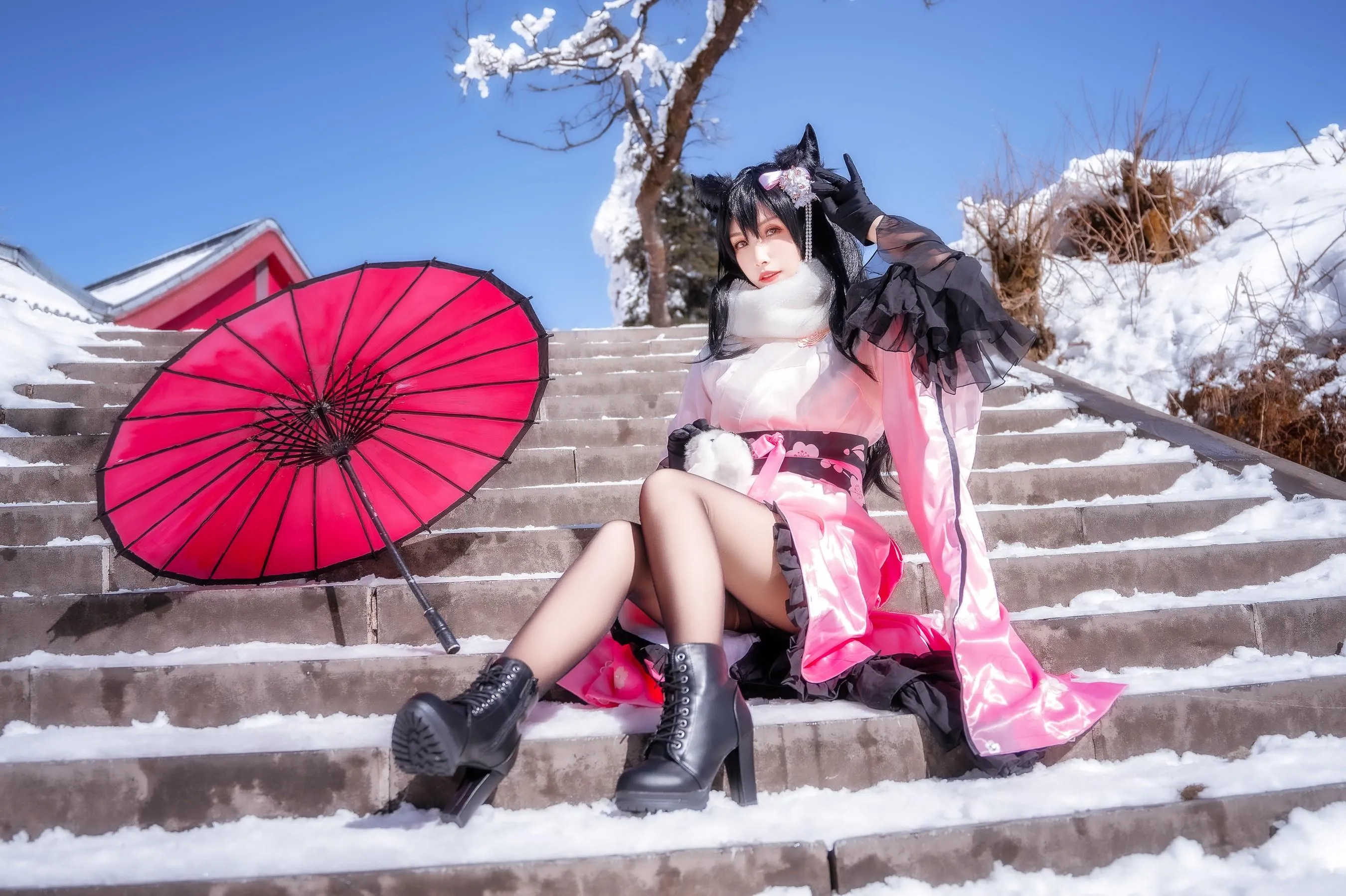 Neko-薇薇 – NO.08 爱宕和服 [45P]插图5